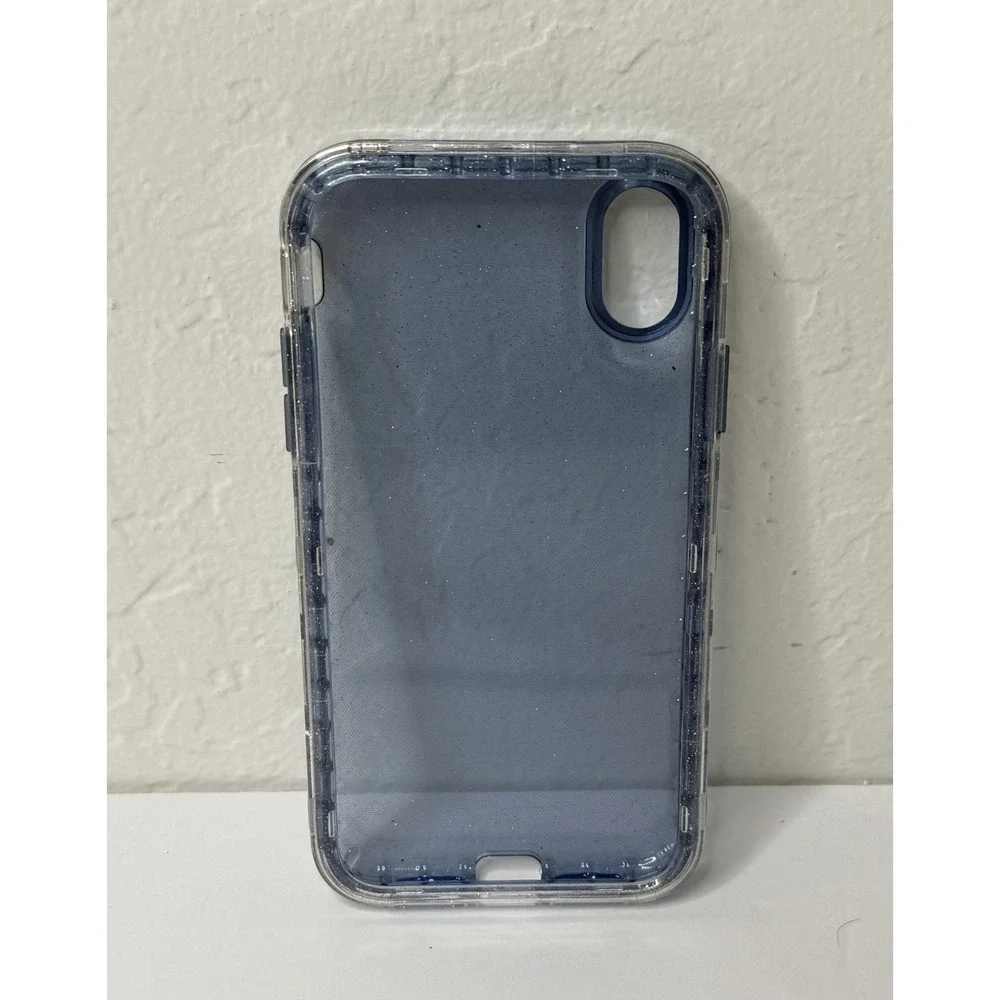 Milprox iPhone XR Blue Glitter Hard Case Protective High‎ Quality